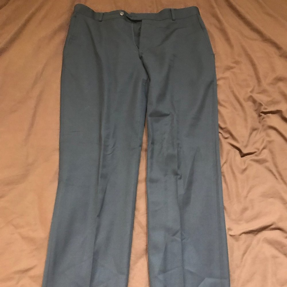 Stafford Travel Slim-Fit Suit Pants Navy